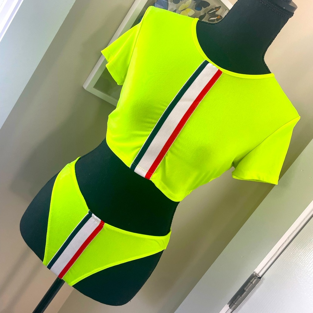 Lime Green Swimsuit